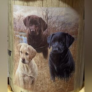 Adorable Labrador Retriever Puppies On A Soft Throw 50” x 60”